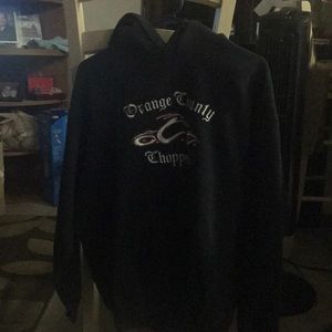 Black Orange County Chopper Hooded Sweatshirt